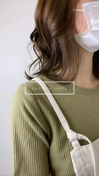 ミディアム メンズバレイヤージュ 斉藤春のヘアスタイル