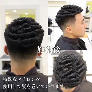 パーマ メンズ 年間2000名担当◎ パーマ職人/仲原佑樹のヘアスタイル