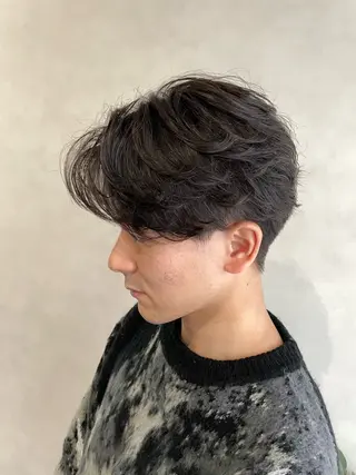 ショート パーマ メンズ 髪質改善 【KEIKI】のヘアスタイル