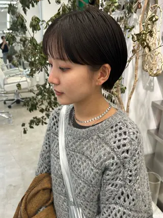 ショート SISTER MOHAWK所属・似合わせ小顔ショート 楢岡恵のヘアスタイル