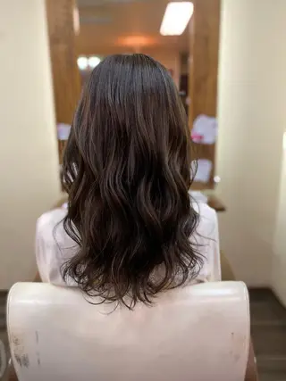 ロング カラー ヘアアレンジ 加藤 瑠美のヘアスタイル