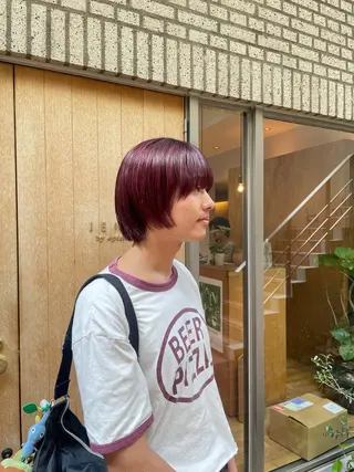 ショート 縮毛矯正/レイヤー /ひかるのヘアスタイル