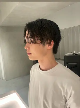 パーマ メンズ 🪞透明感カラー / yuu🪞のヘアスタイル