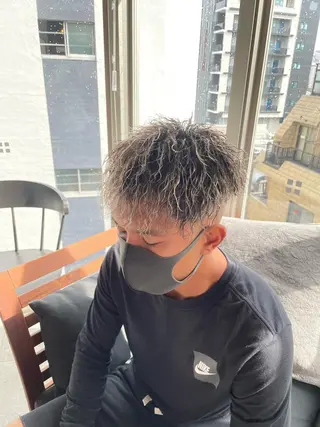 カラー パーマ メンズ 【men's Lapis横浜】海人のヘアスタイル