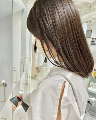 ミディアム カラー LOVESTOIKE 堂本のヘアスタイル