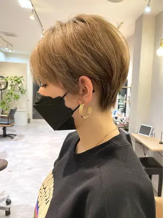 ショート salowin梅田茶屋町north所属・くがれいじ 梅田/ショート/ボブのヘアスタイル