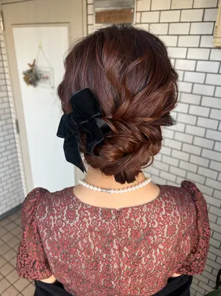 ヘアアレンジ 大人可愛いヘアメイク 💋🧚‍♀️しずかのヘアスタイル