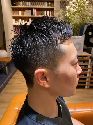 ショート メンズ ICON所属・艶美髪マスター 店長✂︎YUKKEのヘアスタイル