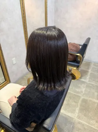 ミディアム カラー オルソーヘアー所属・mako /カラーモデル募集中のヘアスタイル