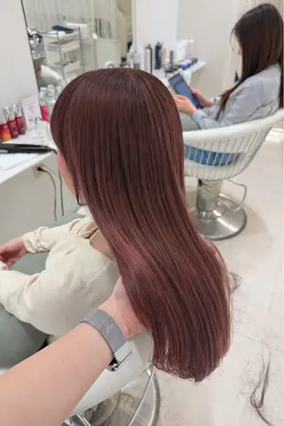 セミロング カラー ParveMix 🩶🫧入江 香名のヘアスタイル