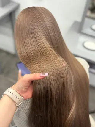 ロング 名古屋栄/PELE/ ブリーチ/asahiのヘアスタイル