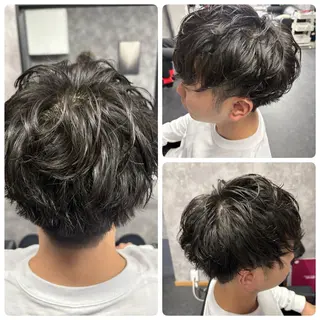 パーマ メンズ ヘアーメイクマロン ヘアーメイクマロンのヘアスタイル