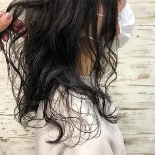 セミロング 高橋 みく/ minim 暖色のヘアスタイル