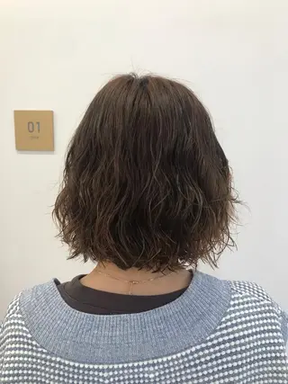 ショート パーマ レイヤー/ウルフ/ ボブ/ショート/屋敷のヘアスタイル