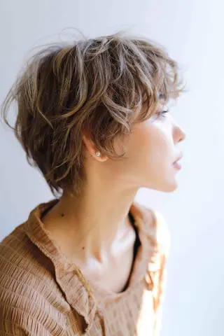 ショート カラー N° jemica 札幌のヘアスタイル