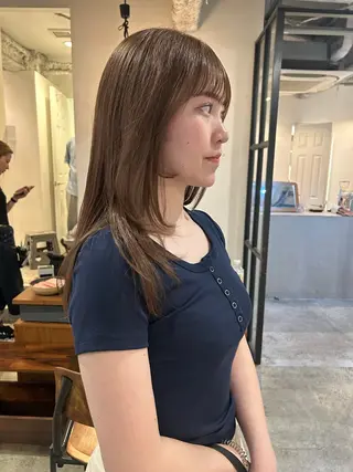 ロング カラー ヘアアレンジ 🎀suzuna 透明感colorのヘアスタイル