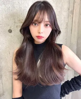 ロング レイヤー/ブリなしW 美玖のヘアスタイル