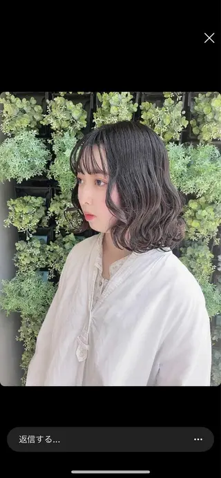 ミディアム ブリーチカラー特化 碇　英朗のヘアスタイル