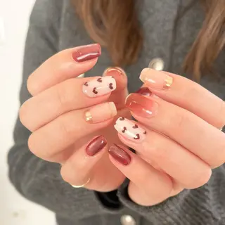 ネイル CLUTCH.eyelash.阿倍野所属・CLUTCH 阿倍野 いけだのネイルデザイン