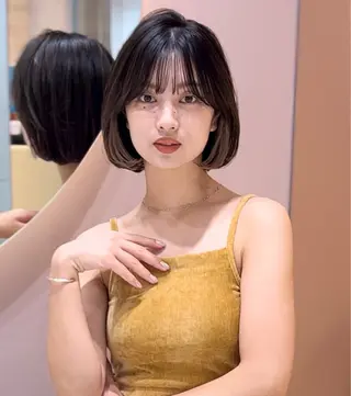 ショート 韓国顔周りヘア 🇰🇷💐石井遥のヘアスタイル