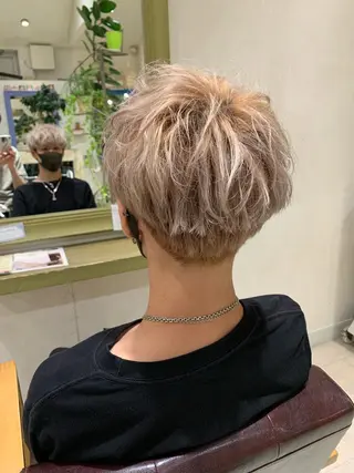 ショート メンズ メンズ指名多数!! SiLO 田島のヘアスタイル