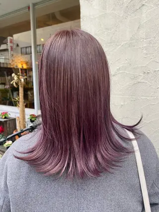 セミロング カラー MODE K's Hinataのヘアスタイル