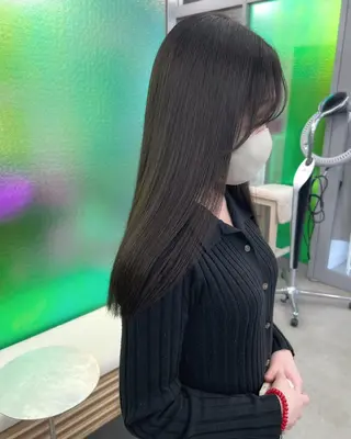 セミロング カラー パーマ ヘアアレンジ ヘアケア特化型サロン newi 梅田のヘアスタイル