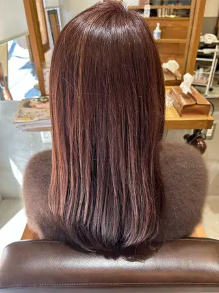 ミディアム カラー 若狭 彩花のヘアスタイル