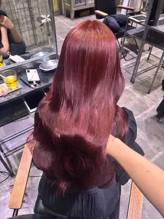 カラー AYANE 韓国ヘア /レイヤーカットのヘアスタイル