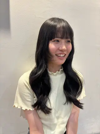 ロング カラー ☆ﾘｻ  カラー/ トリートメント☆のヘアスタイル