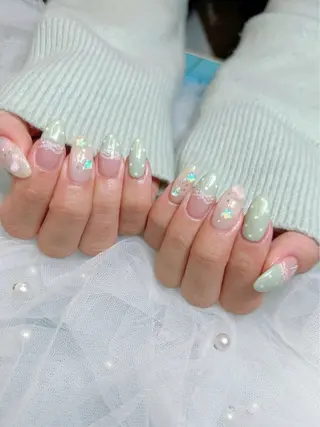 ネイル takara nail所属・takara射水高岡 マグネット韓国ポップのネイルデザイン