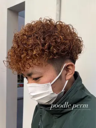 セミロング パーマ パーマ職人 渡邊　優雅のヘアスタイル