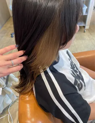 セミロング カラーモデル募集中✨ 田中未来のヘアスタイル