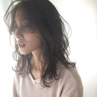 ミディアム カラー ボブ/大人ヘア k-two濱田のヘアスタイル