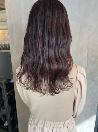 セミロング カラー ヘアアレンジ stylist/蛯谷 珠里のヘアスタイル