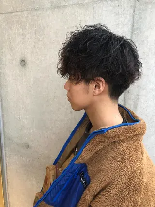 パーマ メンズ 森本裕/オーナー/ スパイラルパーマのヘアスタイル
