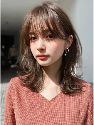 ミディアム 生艶髪＆レイヤー🔔 渋谷お薦めNo.1✨のヘアスタイル