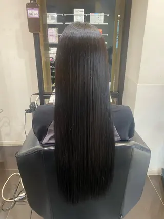 ロング カラー 福原 未来のヘアスタイル