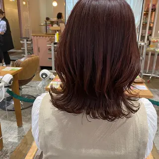 セミロング 【ハイライト】 YUYAのヘアスタイル