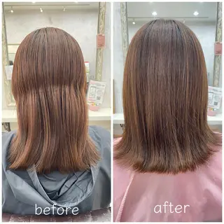 セミロング 柴 芙未菜のヘアスタイル