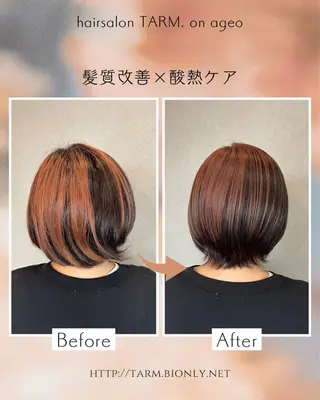 ショート カラー 石川 卓也のヘアスタイル