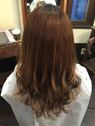 ミディアム セミロング ロング カラー ミニモお気に入り数 No.1宍戸雄弥のヘアスタイル