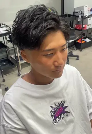 ショート パーマ メンズ メンズ専門サロン wokeのヘアスタイル