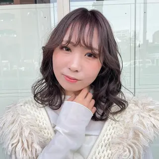 ミディアム カラー あ あのヘアスタイル