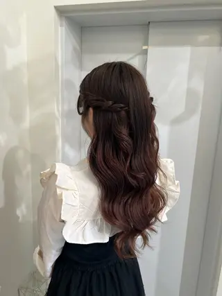 ヘアアレンジ ダブルカラー/髪質 改善🫧池田優紀のヘアスタイル