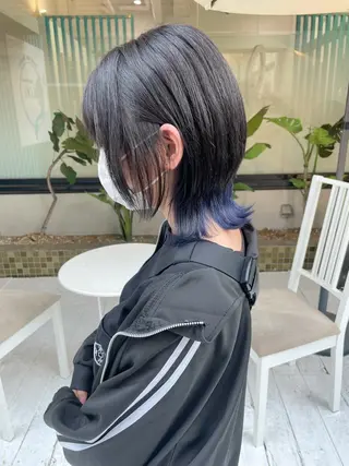 ミディアム カラー 佐藤 魁人のヘアスタイル