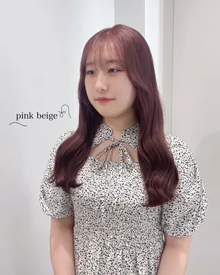 ロング 盛れる暖色🎀ガーリ ーヘア🎀きっかのヘアスタイル