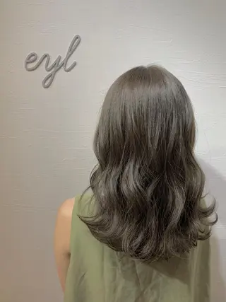 セミロング カラー eyl〜エイル〜所属・💎赤み消しカラー 特化型デザイナー💎のヘアスタイル