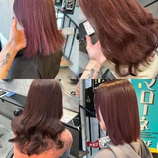 セミロング 濱川響太レディース カットモデルのヘアスタイル