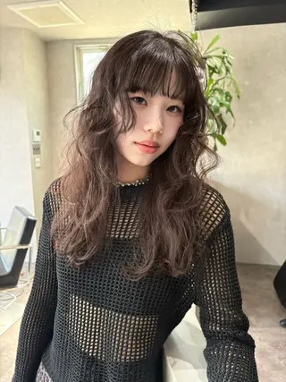 カラー パーマ qpula クプラのヘアスタイル